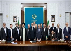 دیدار رئیس جمهور با هیئت امنای مجتمع علمی و تاریخی ربع رشیدی